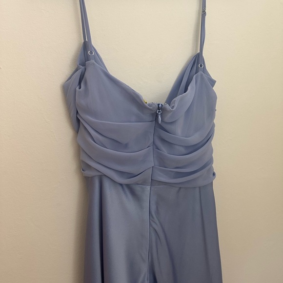 COPY - House of CB dress teia satin and georgette corset midi dress - Picture 10 of 14